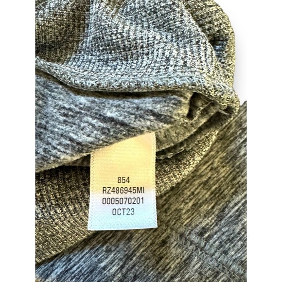 Zella Heather Gray Short Cropped Pullover Sweatshirt Size Small - Picture 8 of 10